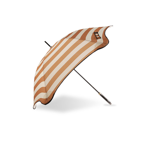 Sombrilla recta Oxford de playa con diseño de rayas-0E6B0007